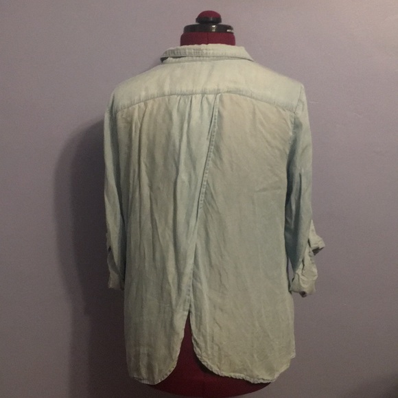 Cloth & stone lightweight denim shirt - Picture 3 of 5